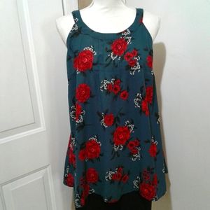 🌺 Like New Gorgeous Torrid Floral Blouse